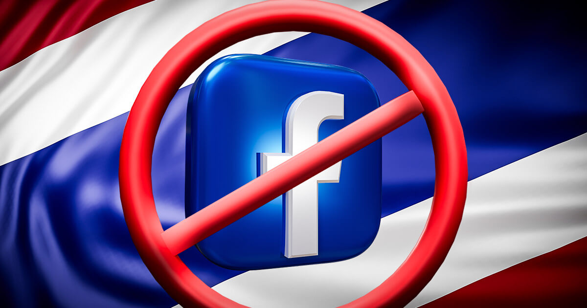 You are currently viewing Thailand looks to ban Facebook next week over crypto ad scams